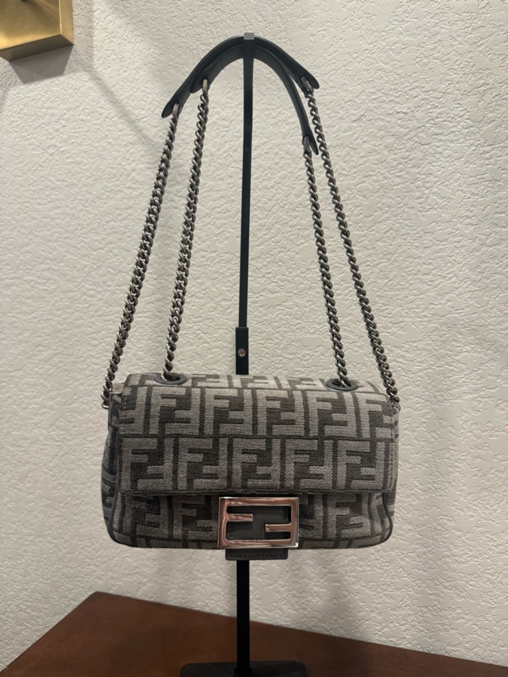 Rare Fendi Chenille Baguette